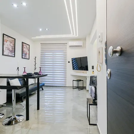 شقة μarble - Papafi Str - 40sqm - Gas Heating & Ac - 55