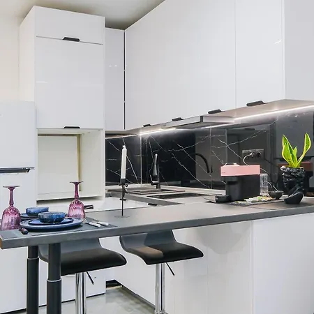 شقة μarble - Papafi Str - 40sqm - Gas Heating & Ac - 55