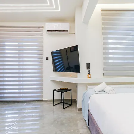 μarble - Papafi Str - 40sqm - Gas Heating & Ac - 55